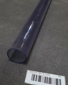 Pipe D50/3.7 Pvc transparent/1m